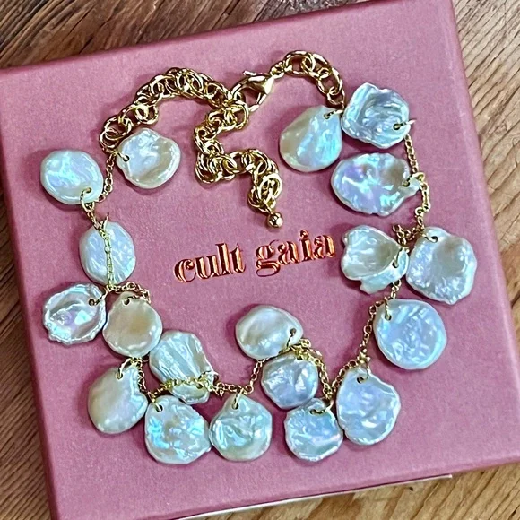 🌺🎉HP🎉🌺 NWT Cult Gaia Freshwater Cultured Pearl Choker